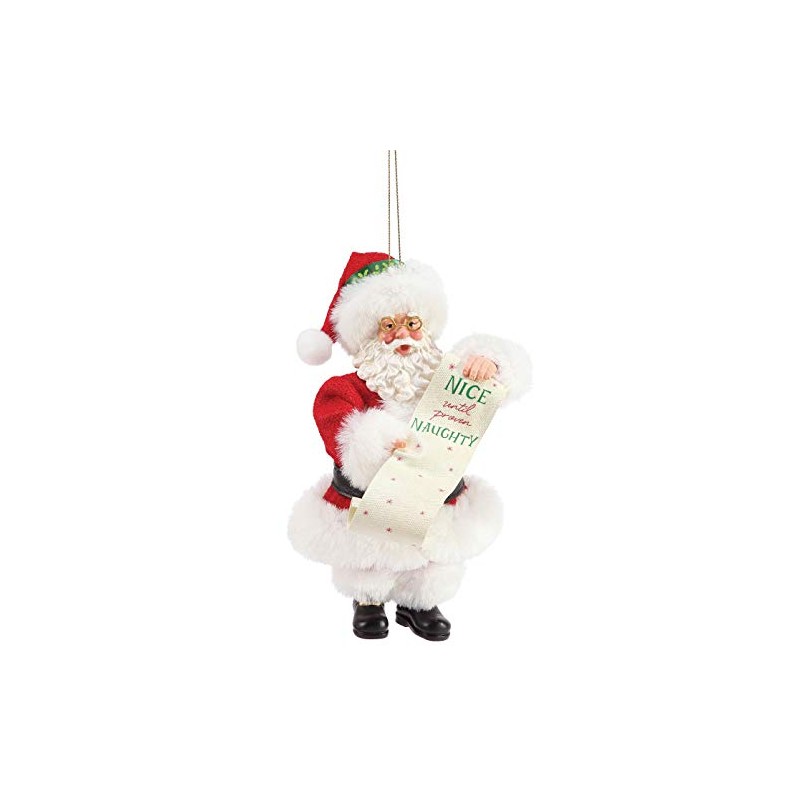 Possible Dreams By D56 Naughty And Nice Hanging Ornament
