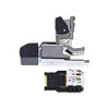 Telegärtner J00026A2000 Field Assembled RJ45 Connector for AWG24/1-AWG22/1, AWG27/7-AWG22/7 (10,