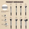 CATITO 8-piece Forstner Drill Bit Set for Woodworking - HEX