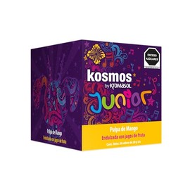 kosmos JR By Komasol, Pulpa de mango- zanahoria con Vitaminas, Complejo B y Zinc