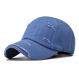 Daysskk Baseball Caps Mens Adjustable Bue Cap Men Women Vintage Caps for Women Summer Breathable Sun Hat Outdoor Blue