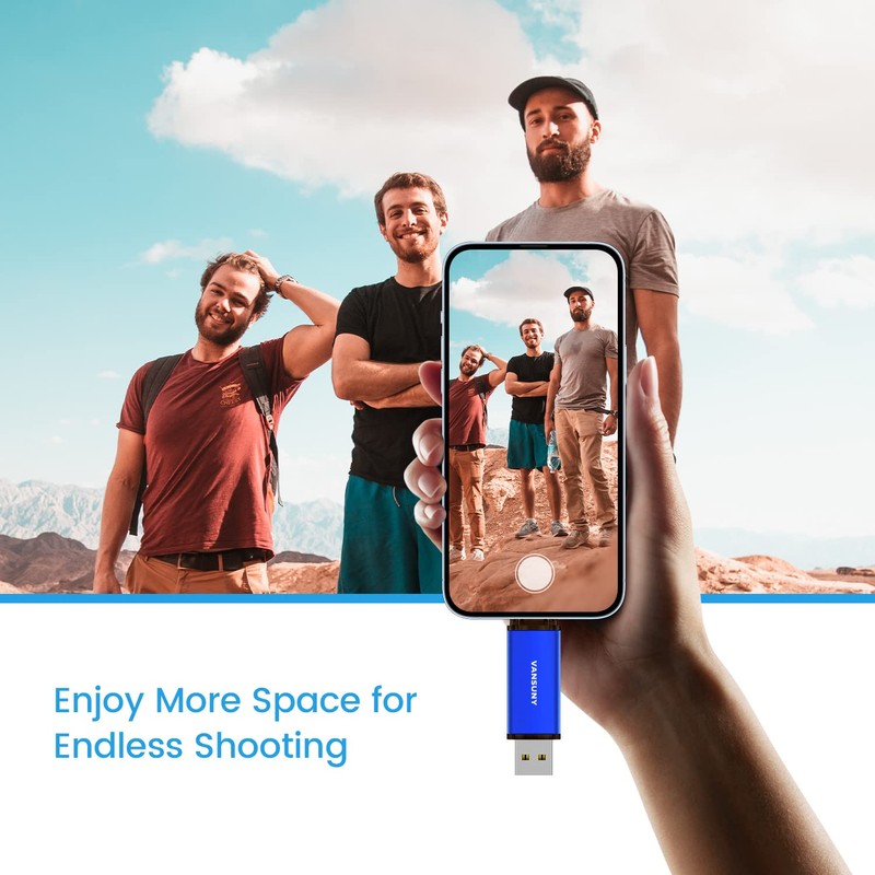 Vansuny 32GB USB Type-C Flash Drive 2-in-1 Dual USB A