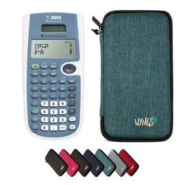 WYNGS TI-30XS MultiView Calculator with Protective Case in Turquoise - Basic Set