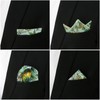 GHTIYLP Floral Cotton Pocket Squares for Men with Pocket Square
