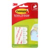 Command Poster Hanging Strips, 12 Strips, White, 17024