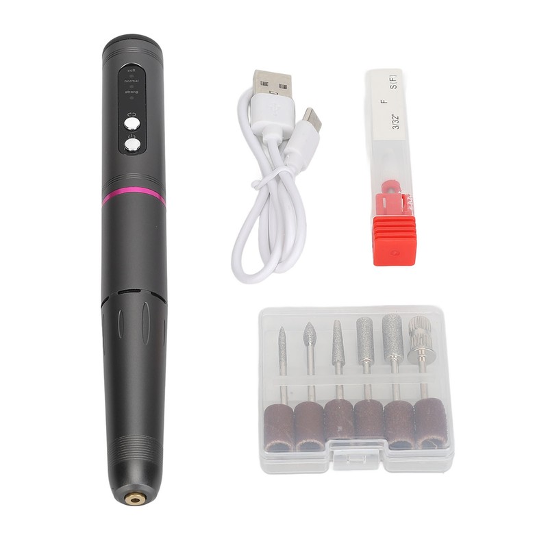 Electric Nail Drill Machine Portable 18000 Rpm Polishing Grinding Electrical