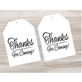 Black & Gold 64th Birthday/Anniversary Cheers Themed Small Party Favor Gift Bags with Tags -12pack