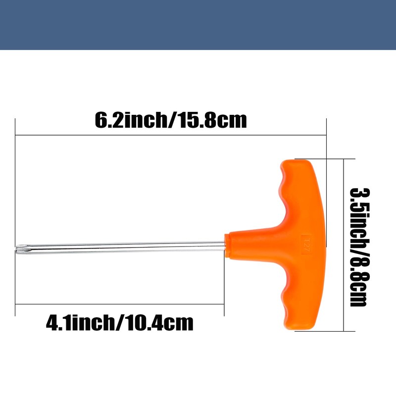 Belsdar Chainsaw Adjustment Tool, Chain Saw Screwdriver, T-Handle T27 Screwdriver
