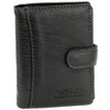 Catch Men's Leather Purse Wallet (Black)