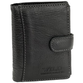 Catch Men's Leather Purse Wallet (Black)