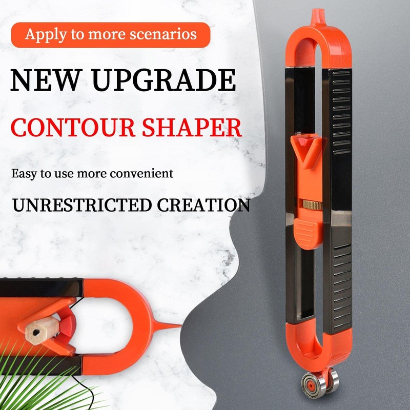zalati Contour Gauge Profile Marking Ruler Professional Duplicator for Woodworking