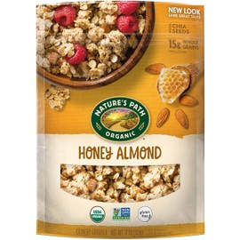 Natures Path Organic Gluten Free Honey Almond Granola, 11 Ounce -- 8 per case.