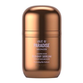 Isle of paradise Suero Sunny - Suero Bronceador Con Escualano, Niacinamida Y Aceite de Jojoba - Prebase, Base, Iluminador Y Bronceador Corporal Instantáneo 4 En 1-28 Ml