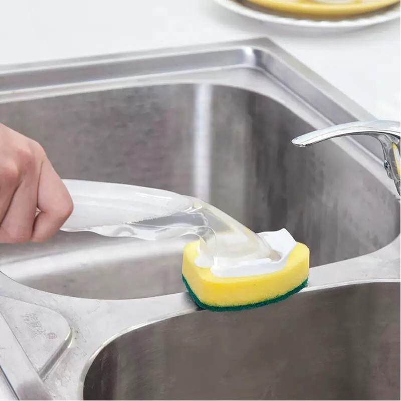 Heavy Duty Dish Wand Refills Kit – 6 Non-Scratch Sponge