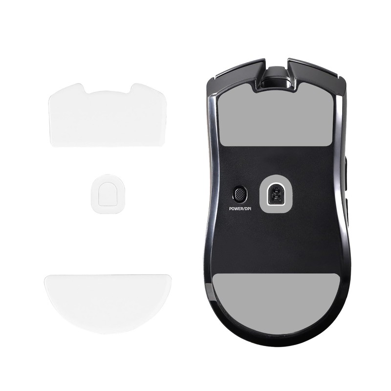 kwmobile Mouse Feet Replacement Compatible with Razer Viper V3 Pro