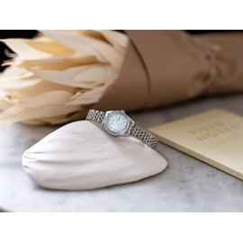 Armitron Women's Genuine Crystal Accented Day/Date Function Bracelet Watch, 75/2475,Silver