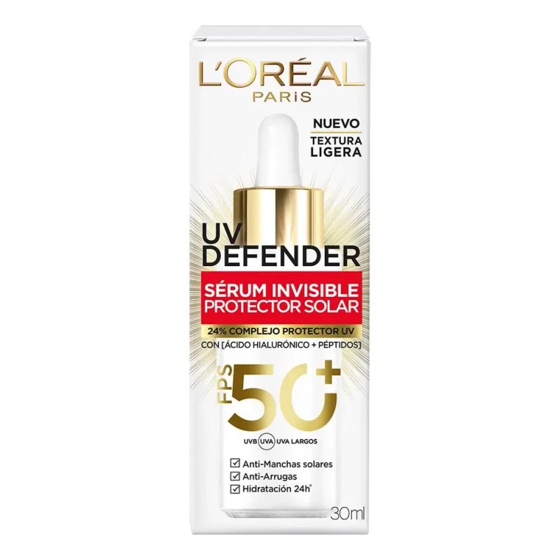 L'Oreal Paris UV Defender Sérum Invisible Protector Solar Diario FPS50+