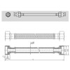 Flexible Pipe JOKOU Mounting Hose 19.7 inches (50 cm), Flexible
