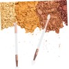 BIUDECO 3pcs Mini Eyeshadow Makeup Brush Double-ended Portable Gentle on