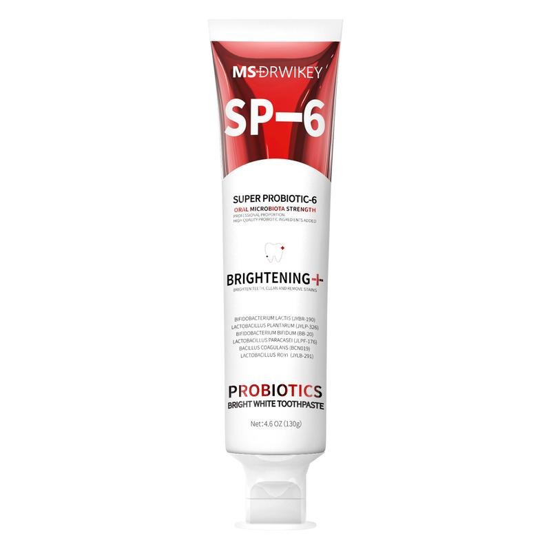MS-DRWIKEY Super Probiotic Toothpaste Spring Mint Burst – Strengthens Enamel,