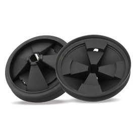2Pcs 3 3/8" Garbage Disposal Splash Guard, Quiet garbage disposal rubber drain insert, Sink Splash Guard QCB-AM Replacement for InSinErator Evolution Series, Removable Garbage Disposal Parts