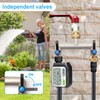 Water Distributor 2 Way, Brass Water Connection Distributor, Extended Handle