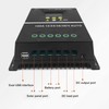 Marhynchus Controlador de Carga Solar con Pantalla LCD Retroiluminada 12V