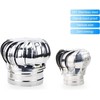 Stainless Steel 201 Non Power Roof Ventilator, Wind Turbines Attic