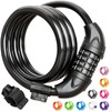 Titanker Bike Lock, Bicycle Lock 4 Feet Cable Lock 1/2