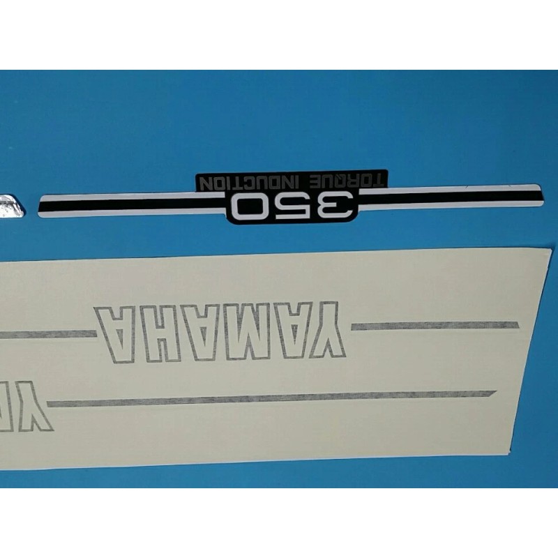 YAMAHA RD350 1974 FUEL TANK AND SIDE COVER DECAL GRAPHIC