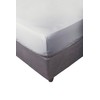 Zer0bed, Fitted Sheet with Corners, Single Colour, 100% Cotton, Maxi