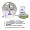 National Artcraft 6" Water Globe Kit with Unfinished Birch Wood