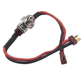 ShareGoo Large Current On-Off Electric Power Switch with Deans T Plug for RC Model Airplane Drone Car ESC Battery