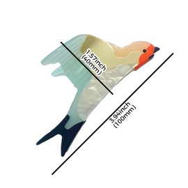 interesting animal hair clips, cute and durable fashionable hair clips, suitable for women's daily romantic hairstyles.