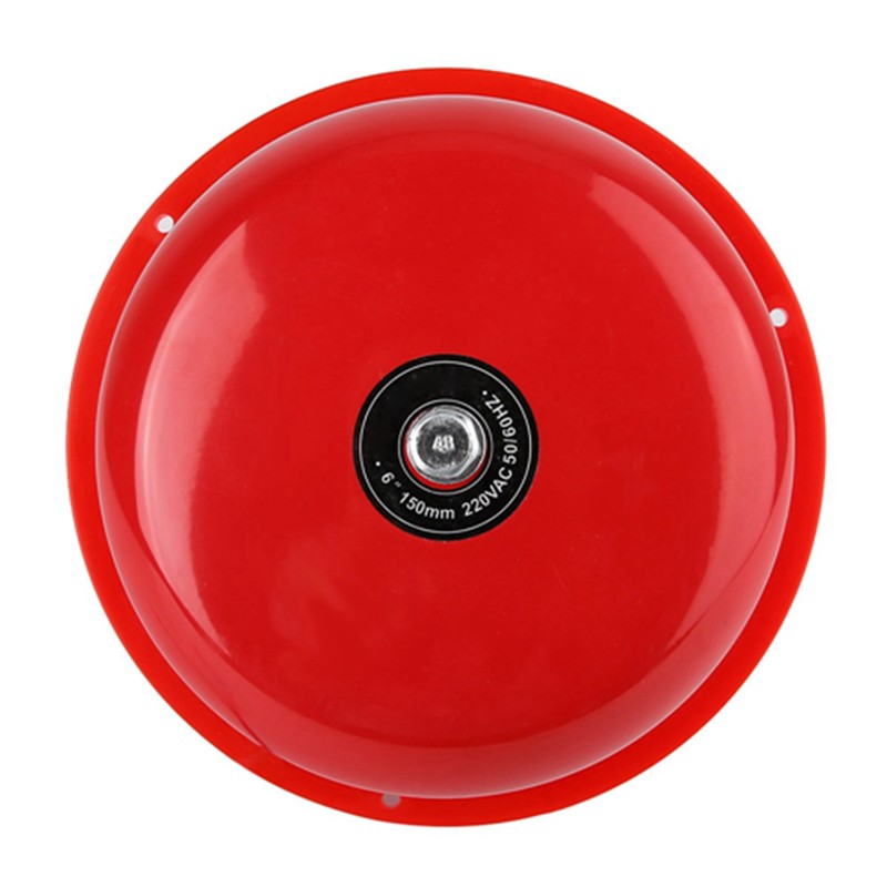 6 Inches Carbon Steel Internal Strike Type Electric Bell 95db