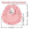 5 Pcs Baberos para Bebé, Baberos de Algodón, Color Liso,