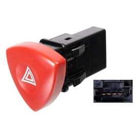 febi bilstein 107792 Hazard Light Switch Red