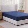 Fitted Sheet Single, Navy – Pre-Washed, Deep Pocket 14 inch