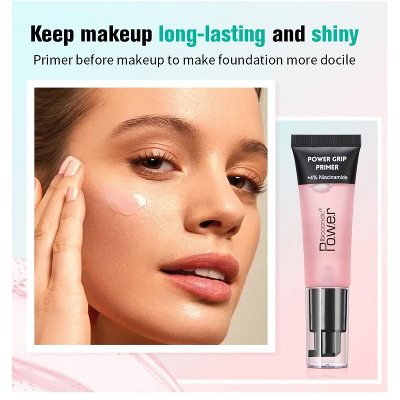 Power Grip Primer + 4% Niacinamide, Hydrating Face Primer, Evens