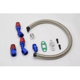 1320 Performance Basic turbo oil return line with fitting 10an 10an