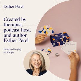 ESTHER PEREL Where Should We Begin? A Game of Stories - Conversation Cards for Friends & Partners - Interactive Couples Game with 200 Prompt Cards - 2-6 Player - Card Games for Couples & Date Night