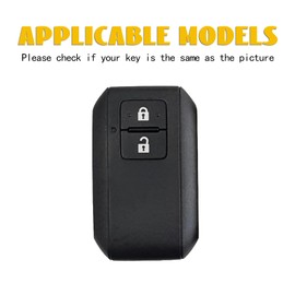 OFF WE GO Car Key Case Key Cover for Suzuki Swift V Waggon R Monopoly Maruti Dzire Swift Embona XL7 Sport Key Box Key Cover Protective Housing Black Silver