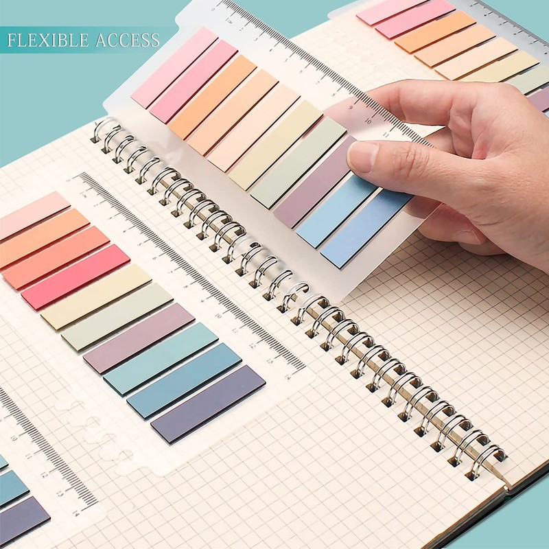 1200 Pcs Sticky Annotation Tabs Morandi Sticky Note Tabs Writable
