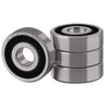 XiKe 4 Pcs 6200-2RS Double Rubber Seal Bearings 10x30x9mm, Pre-Lubricated