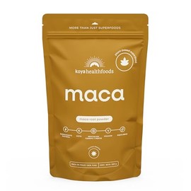 KOYA Maca Amarilla En Polvo 500 g | Sabor Suave | Sin Gluten, Keto y Vegana | Sabor Suave Terroso para Licuados, Smoothies y Repostería | Maca Amarilla 100% Pura