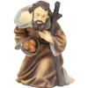 FADEDA Shepherd Kneeling/Height: 9 cm/Hand-Painted/Detailed Nativity Scene Figures - Christmas