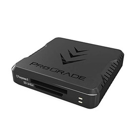 CFexpress Lector de Tarjetas de Memoria de Doble Ranura Tipo B y SD UHS-II de ProGrade Digital | USB 3.2 Gen 2 para cineastas Profesionales, fotógrafos y Creadores de Contenido