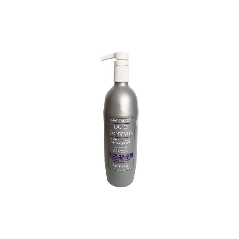 Shampoo Pure Platinum Cabello Teñido/ Mechas Platinadas 1lt