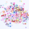 MajorCrafts 2000pcs 5mm ss20 Transparent AB Flat Back Round 14