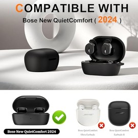 Funda para auriculares Bose New QuietComfort, silicona suave
